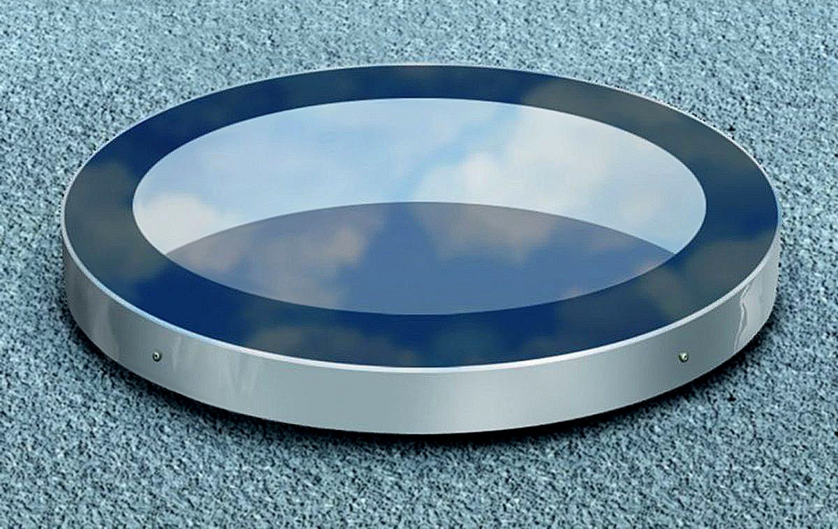 GLASOLUX SkyVision CIRCULAR – das besondere, runde Oberlicht für Flachdächer