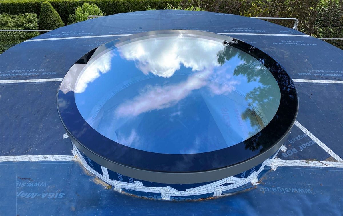 Montiertes, rundes Oberlicht – SkyVision CIRCULAR Montiertes, rundes Oberlicht – SkyVision CIRCULAR