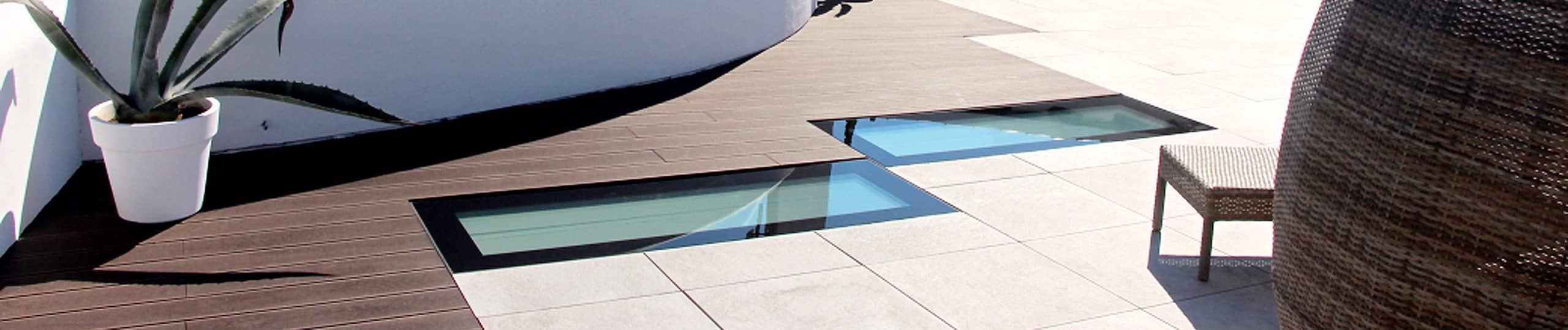Oberlicht GLASOLUX SkyVision WALK-ON: Begehbares Glas, Bodenverglasung und Oberlicht in einem!