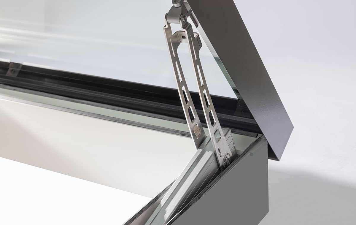 Detailaufnahme des Hebearms