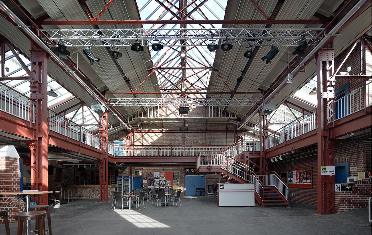 Eingangsraum zu den Eventhallen der Flottmann Hallen